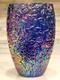 Extremely Rare- Glass Eye Studio Lakeside Blue 5000 Maple Leaf Vase New