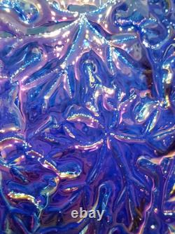 Extremely Rare- Glass Eye Studio Lakeside Blue 5000 Maple Leaf Vase New Extremely Rare- Glass Eye Studio Lakeside Blue 5000 Maple Leaf Vase New