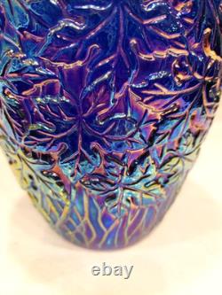 Extremely Rare- Glass Eye Studio Lakeside Blue 5000 Maple Leaf Vase New Extremely Rare- Glass Eye Studio Lakeside Blue 5000 Maple Leaf Vase New