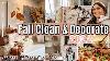 Fall Clean U0026 Decorate With Me 2022 Cozy Decorating Ideas Recipes Diy Cleaning Motivation