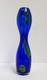 Fanoos Signed Contemporary Blue MCM Modern Large & Heavy Glass Vase Vintage