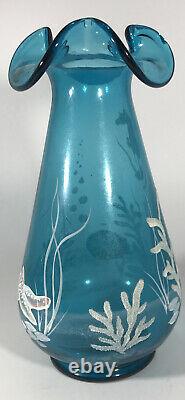 Fenton 100th Anniversary Lot Seahorse & Starfish Vase & Koi Fish Signed Numbered