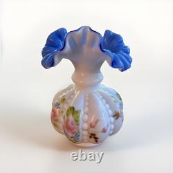 Fenton 2006 Blue Charleton Garden Vase