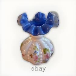 Fenton 2006 Blue Charleton Garden Vase