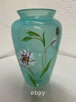 Fenton 2010 Dahlia Dream Vase # 7598 BP