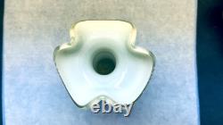 Fenton 9 Blue Opaline Floral Vase. Limited Edition. Beautiful