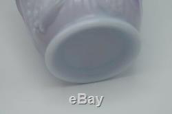 Fenton Art Glass Blue Burmese Atlantis Vase