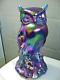 Fenton Cobalt Blue Carnival Owl Stunning Read Details