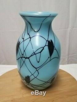 Fenton Glass Robert Barber Dave Fetty Hanging Hearts Vase Limited Edition #486