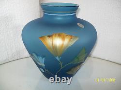 Fenton Indigo Blue Vase # 8817 VX