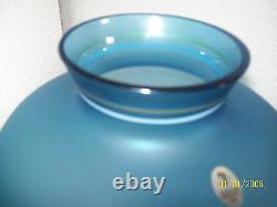 Fenton Indigo Blue Vase # 8817 VX