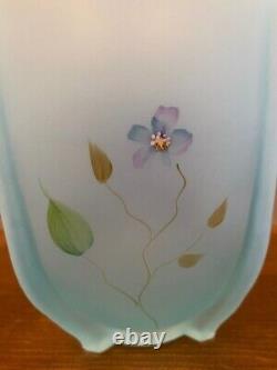 Fenton Teal 7 Vase Shelley's Keepsakes QVC LE 36/150 NIB signed K Brightbill