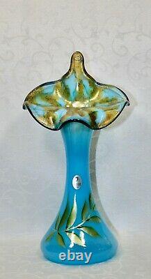 Fenton, Tulip Vase, Sky Blue Glass, Connoisseur Collection 2007, Limited Ed