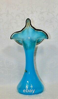 Fenton, Tulip Vase, Sky Blue Glass, Connoisseur Collection 2007, Limited Ed