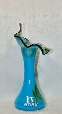 Fenton, Tulip Vase, Sky Blue Glass, Connoisseur Collection 2007, Limited Ed