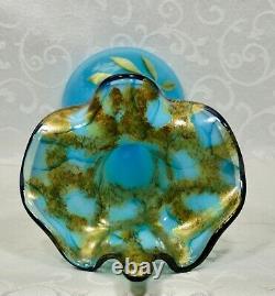 Fenton, Tulip Vase, Sky Blue Glass, Connoisseur Collection 2007, Limited Ed