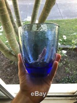 Fire And Light Recycled Glass Hard-to-Find Cobalt Metro Vase