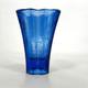 Fire & Light Aurora Vase Recycled Glass Cobalt Blue Artsy Collectible