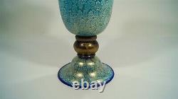 Gambaro & Poggi Murano Signed Monumental Millefiori Handled Pedestal Urn/Vase