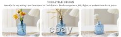 Glass Bud Vases Assorted Small Mini Glass Vases for Flowers, Crystal