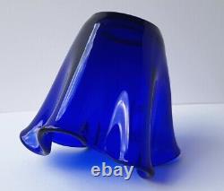 Glass Vase/Tuchvase Cobalt Blue Um 65261oz584