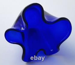 Glass Vase/Tuchvase Cobalt Blue Um 65261oz584
