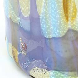 GlassOfVenice Murano Glass Shimmering Sea Vase