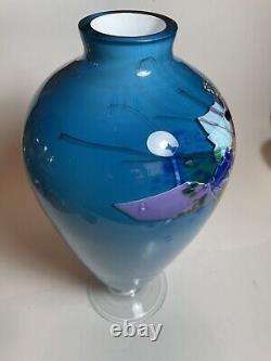 Glasshouse Studio Style Modern Vase Hand blown Signed