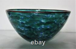 Gorgeous Signed COHN-STONE 8 Art Glass Bowl c. 1992 in Excellent Condition