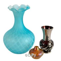 Grouping of Three Sizes of Glass Vases