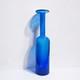 Holmegaard Gulvvase By Otto Brauer Cobalt Blue Art Glass Tall Vase 16.5 Denmark