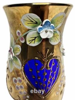 Holub Maskl Vase Cobalt 5