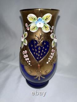 Holub Maskl Vase Cobalt 5