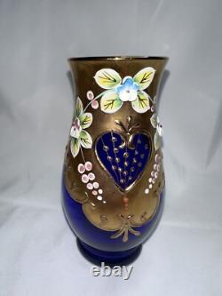 Holub Maskl Vase Cobalt 5