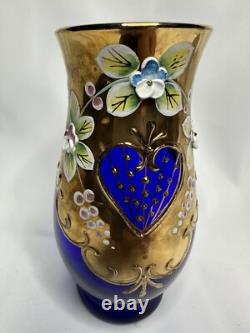 Holub Maskl Vase Cobalt 5