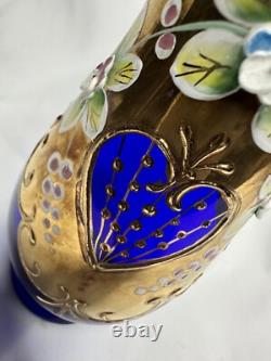 Holub Maskl Vase Cobalt 5