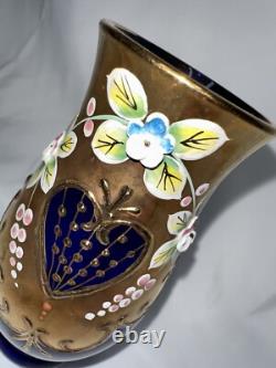 Holub Maskl Vase Cobalt 5