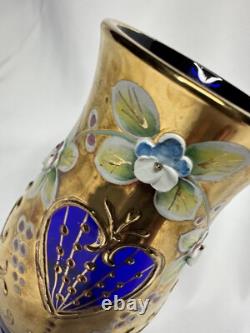 Holub Maskl Vase Cobalt 5