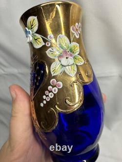 Holub Maskl Vase Cobalt 5
