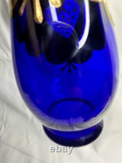 Holub Maskl Vase Cobalt 5