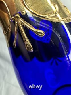 Holub Maskl Vase Cobalt 5