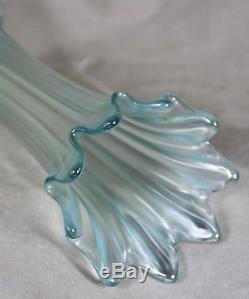 Ice Blue Northwood Thin Rib Vase