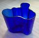 Iittala Glass Alvar Aalto Vase Collection 160 mm. Discontinued. NEW. Blue