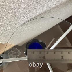 Ikebana Blue Glass Vase, Single Flower Holder, Royal Blue, 28.5cm