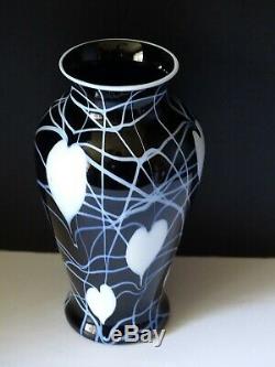 Imperial Free Hand Glass Hanging Heart Vase