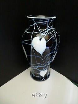 Imperial Free Hand Glass Hanging Heart Vase