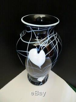 Imperial Free Hand Glass Hanging Heart Vase