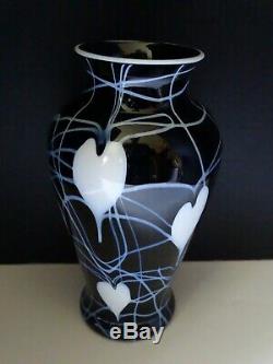 Imperial Free Hand Glass Hanging Heart Vase