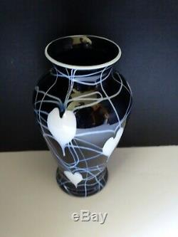 Imperial Free Hand Glass Hanging Heart Vase