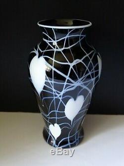 Imperial Free Hand Glass Hanging Heart Vase